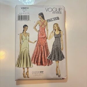 Vogue Women's Dresses in Cream, Red, and Black